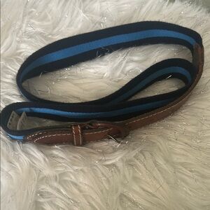 J. Crew Brown and Blue Belt